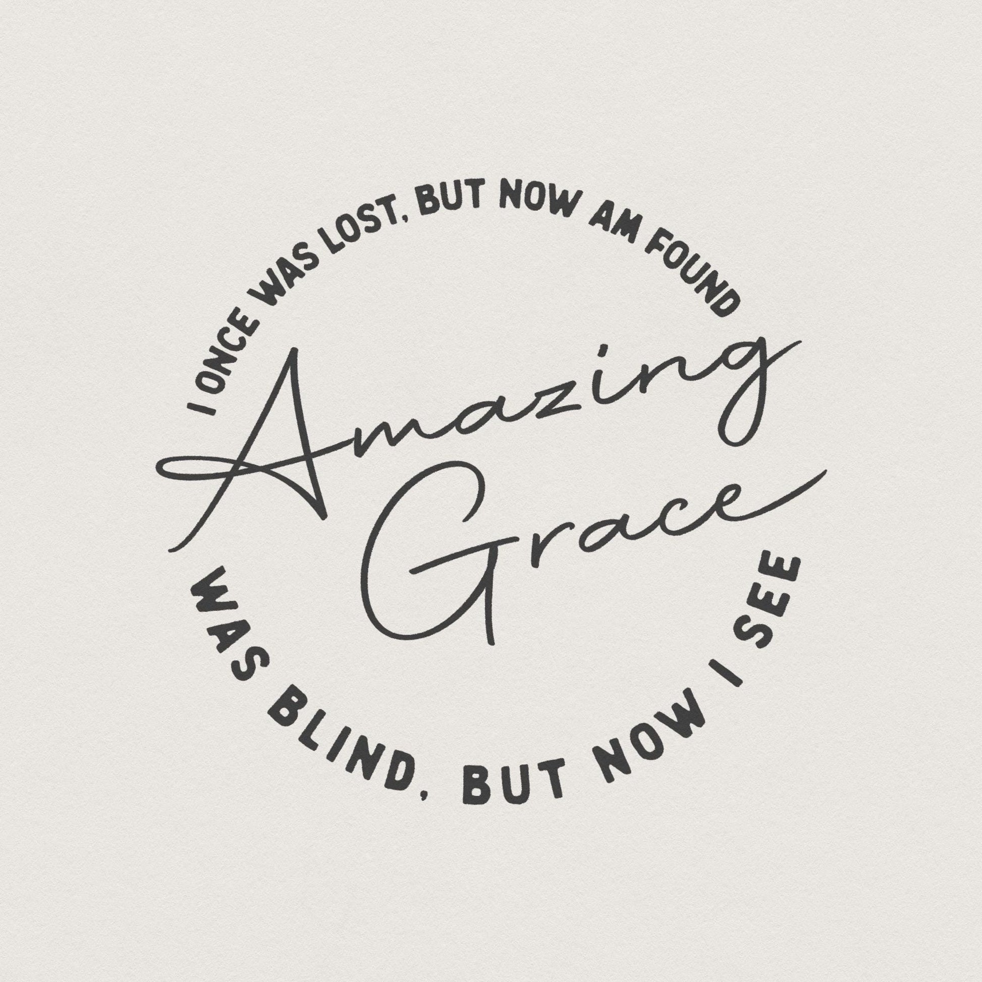 Amazing Grace PNG, Christian PNG Sublimation Design - 300 DPI Design for