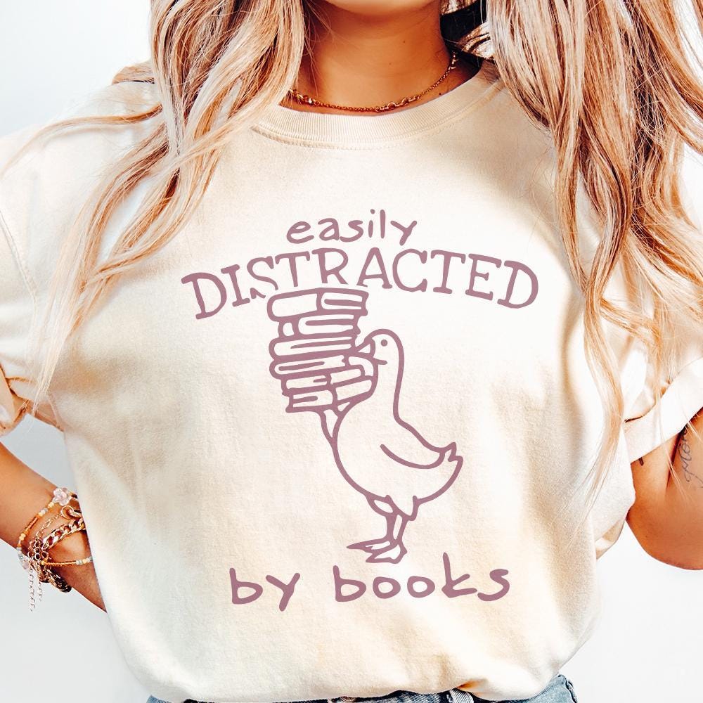 Silly Goose PNG, Book Nerd PNG - 300 DPI Design for T-Shirt