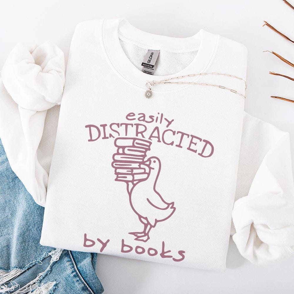 Silly Goose PNG, Book Nerd PNG - 300 DPI Design for T-Shirt