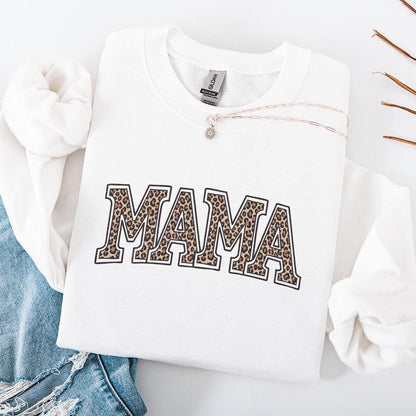 Leopard Mama PNG, Digital Download - 300 DPI Design for T-Shirt