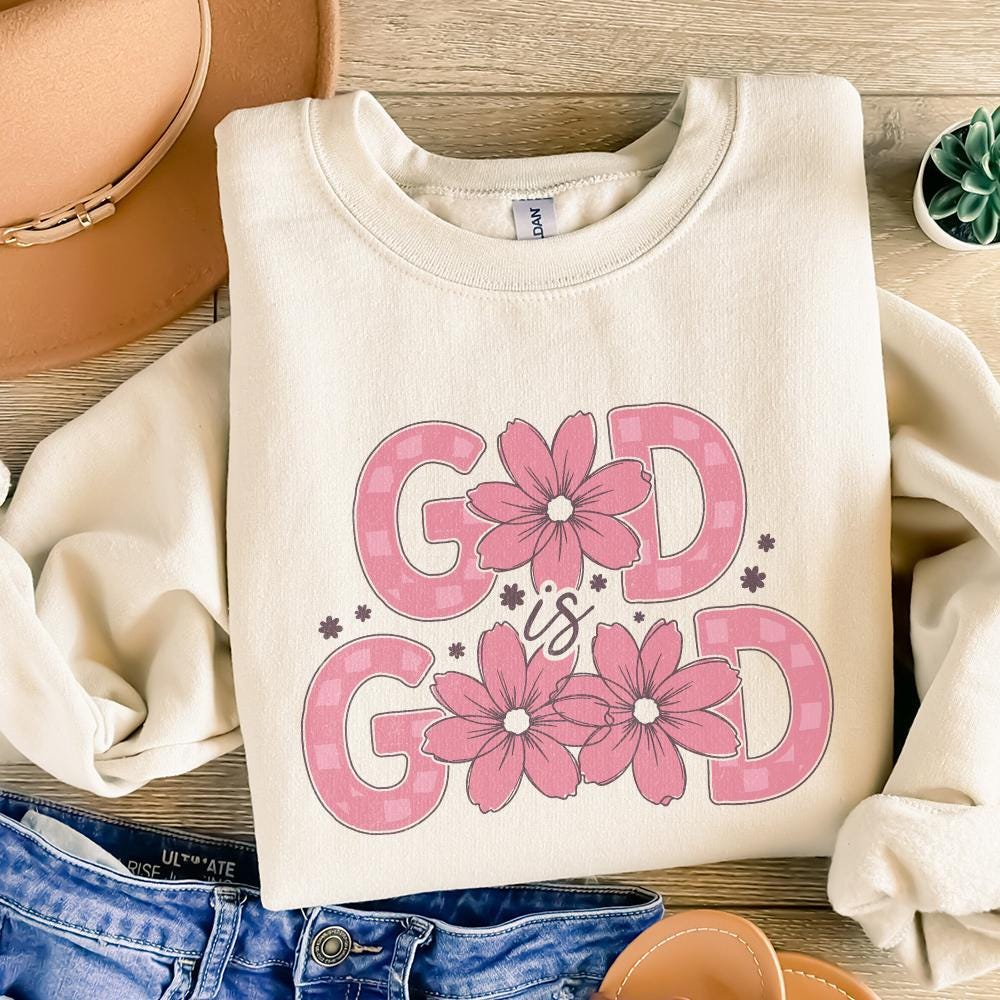 God Is Good Png, Christian Png - 300 DPI Design for T-Shirt