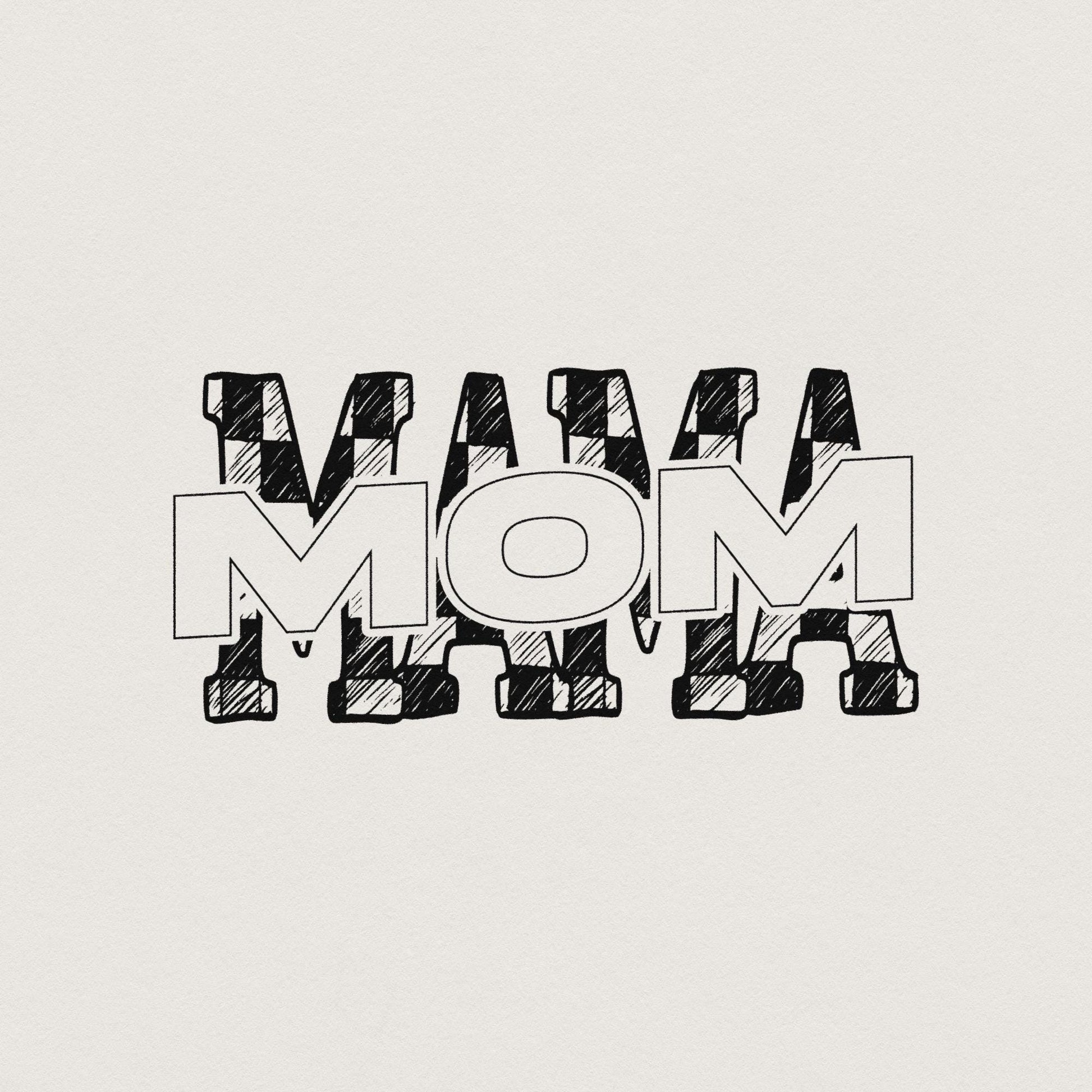 Mama PNG Digital Download, Retro Mama PNG - 300 DPI Design for T-Shirt