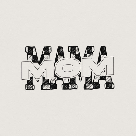 Mama PNG Digital Download, Retro Mama PNG - 300 DPI Design for T-Shirt