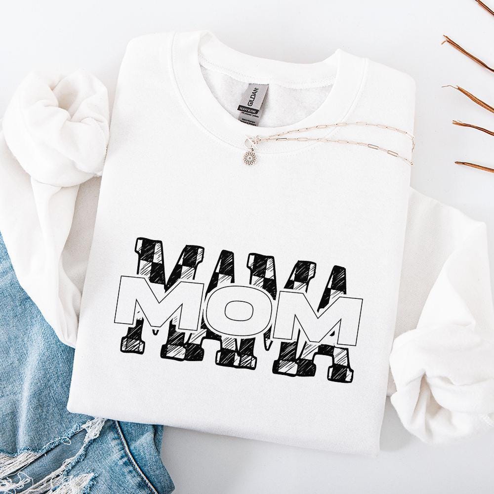 Mama PNG Digital Download, Retro Mama PNG - 300 DPI Design for T-Shirt