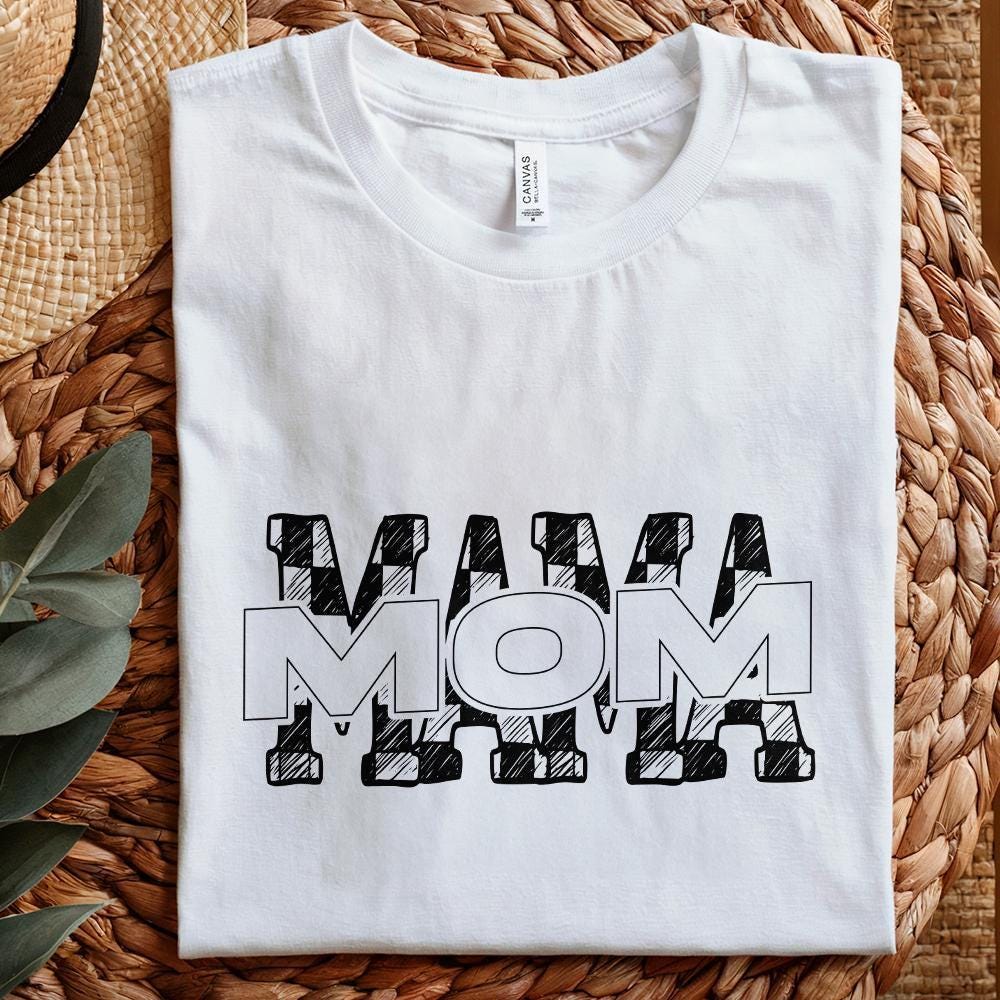 Mama PNG Digital Download, Retro Mama PNG - 300 DPI Design for T-Shirt