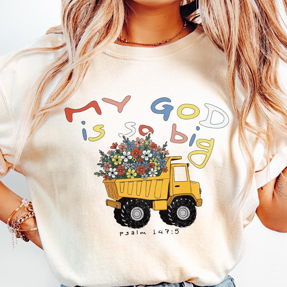 My God Is So Big Kids Png, Retro Kids Png - 300 DPI Design for T-Shirt