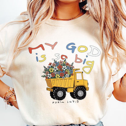 My God Is So Big Kids Png, Retro Kids Png - 300 DPI Design for T-Shirt
