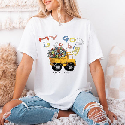 My God Is So Big Kids Png, Retro Kids Png - 300 DPI Design for T-Shirt