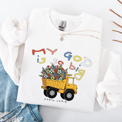 My God Is So Big Kids Png, Retro Kids Png - 300 DPI Design for T-Shirt