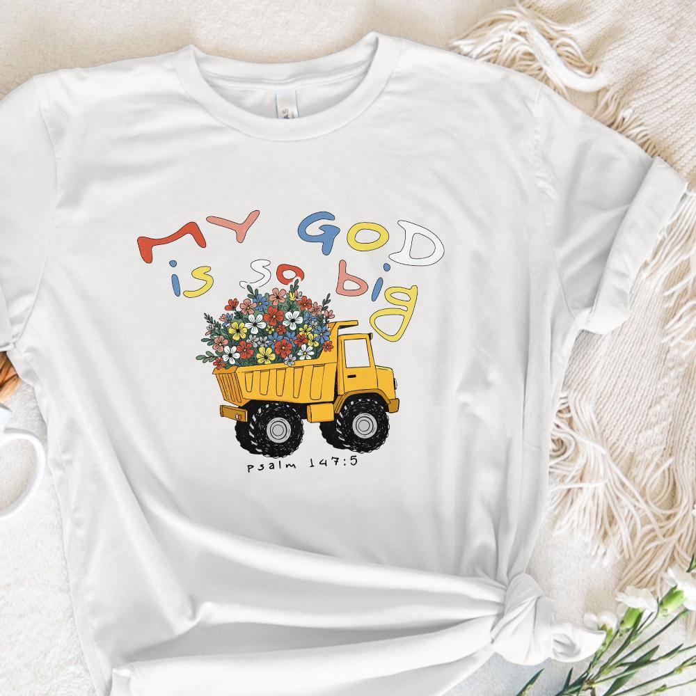 My God Is So Big Kids Png, Retro Kids Png - 300 DPI Design for T-Shirt