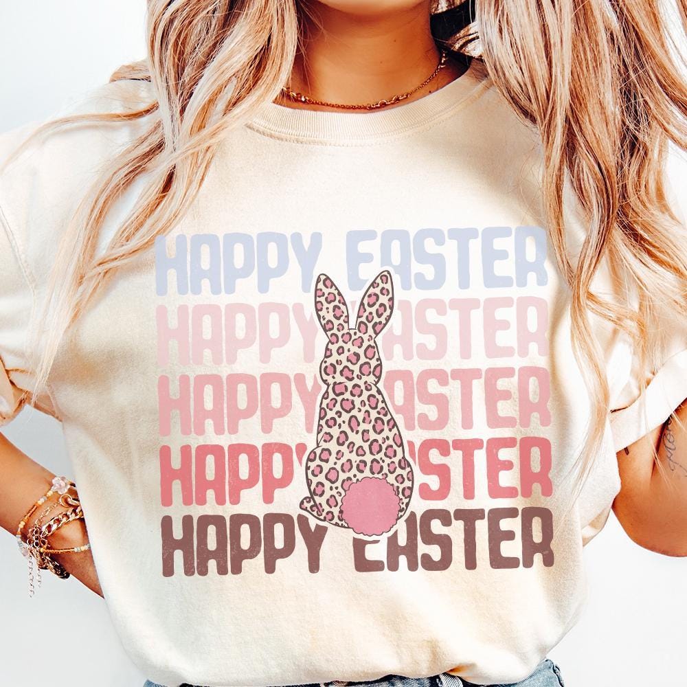 Happy Easter Bunny PNG Bundle, Easter Bunny Png - 300 DPI Design for