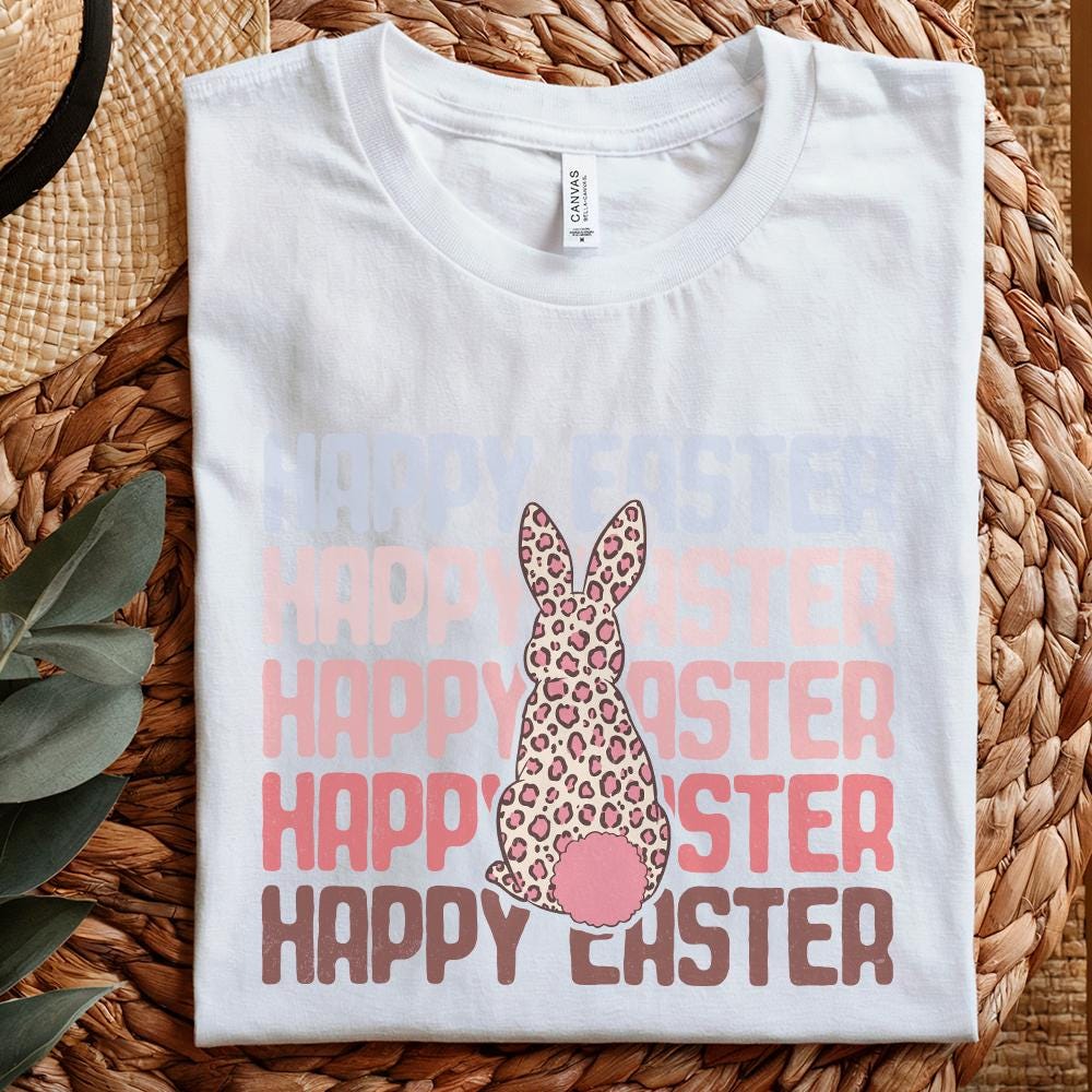 Happy Easter Bunny PNG Bundle, Easter Bunny Png - 300 DPI Design for