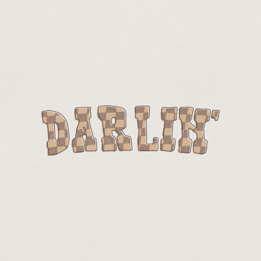 Trendy Darlin' PNG, Y'all Western Cowgirl - 300 DPI Design for T-Shirt