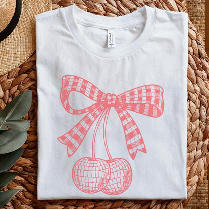 Trendy Checkered Bow PNG, Yallternative Bow Design - 300 DPI Design for