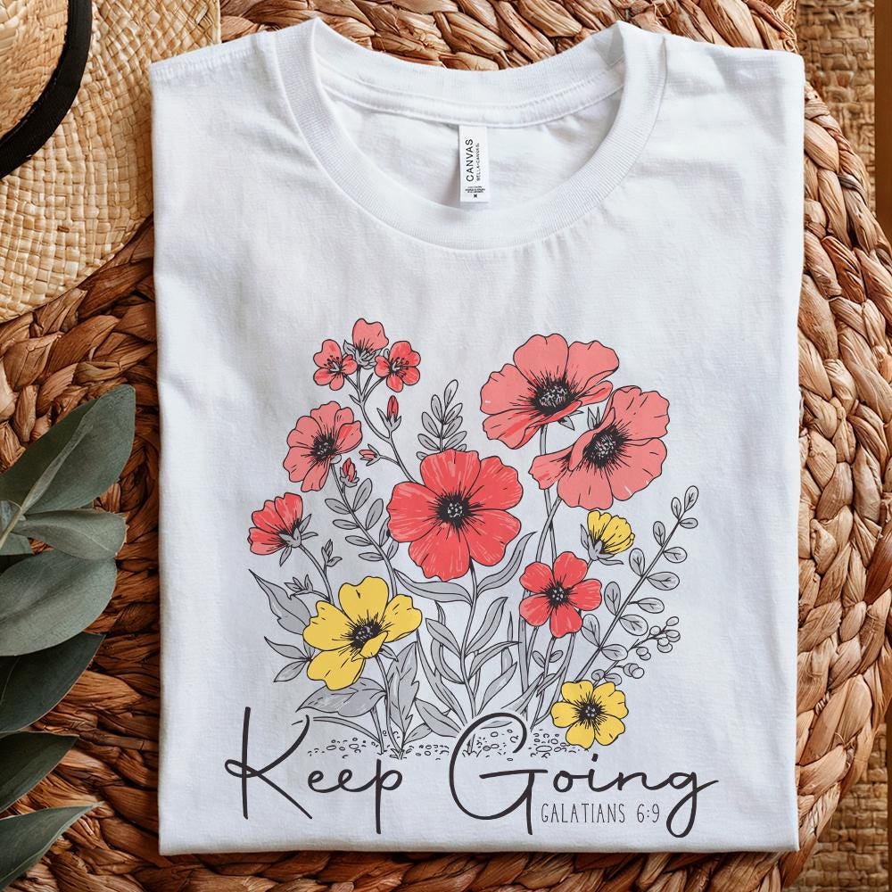 Keep Going PNG, Sublimation Design - 300 DPI Design for T-Shirt