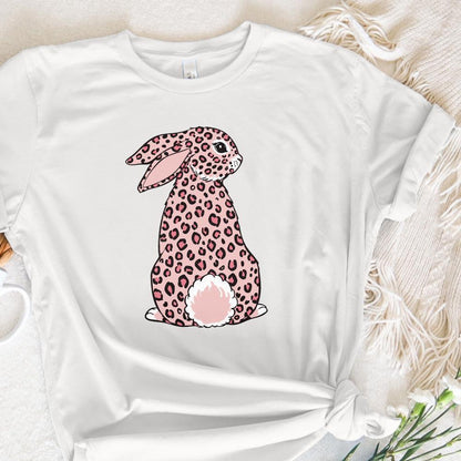 Pink Leopard Print Rabbit PNG, Cute Animal Clipart - 300 DPI Design for