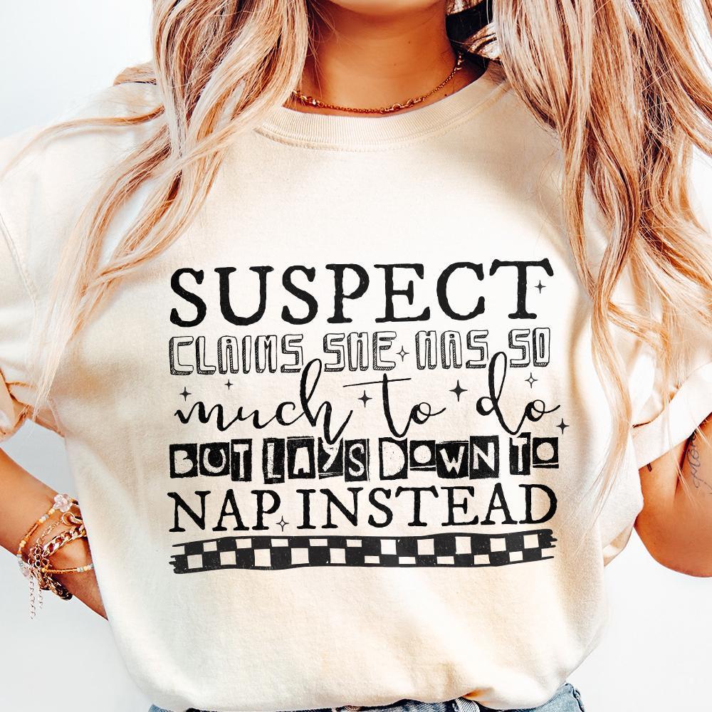 Suspect Claims She Has so much to Do PNG File, Suspect Trendy Digital