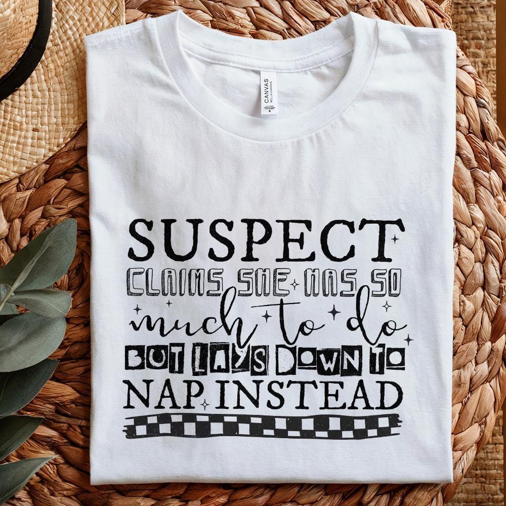 Suspect Claims She Has so much to Do PNG File, Suspect Trendy Digital