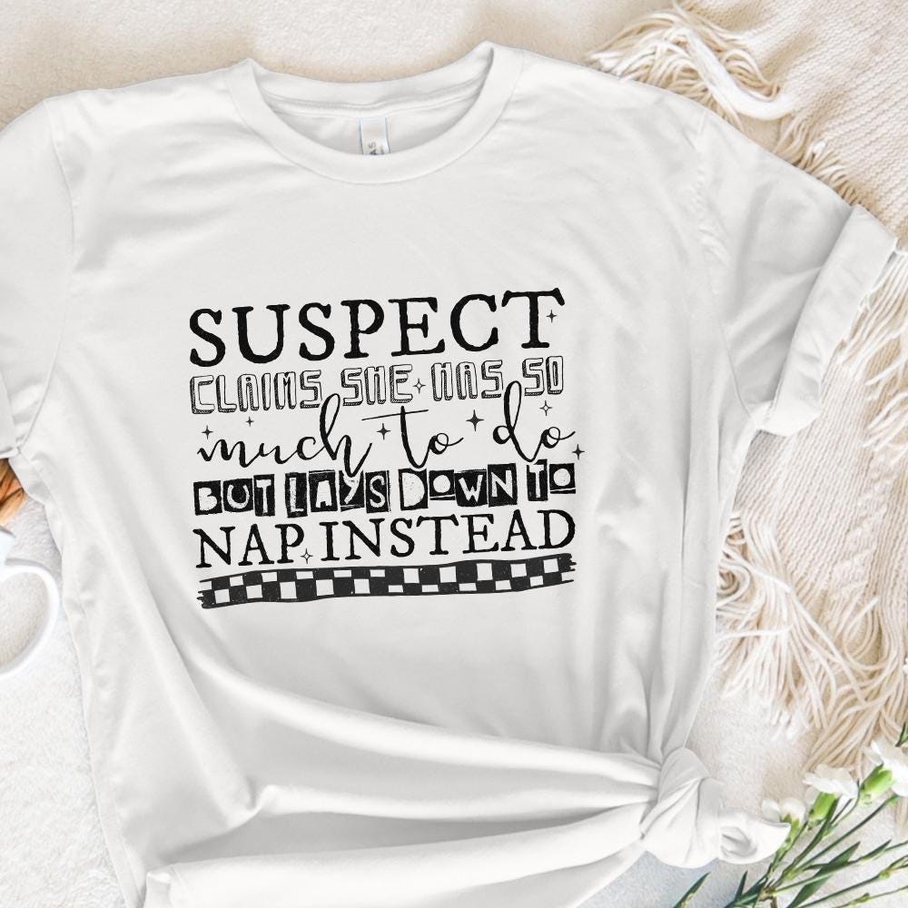 Suspect Claims She Has so much to Do PNG File, Suspect Trendy Digital