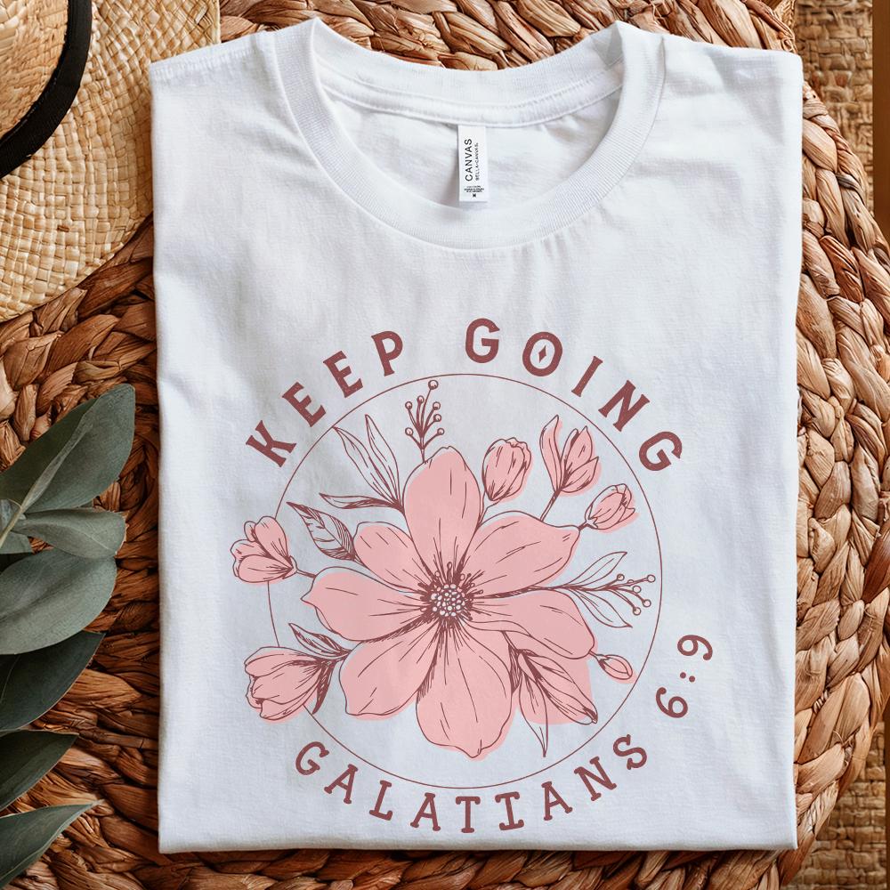 Keep Going PNG, Sublimation Design - 300 DPI Design for T-Shirt