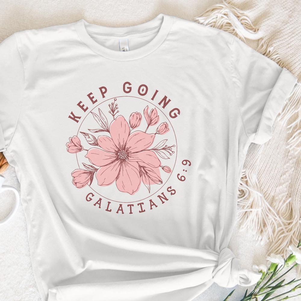 Keep Going PNG, Sublimation Design - 300 DPI Design for T-Shirt