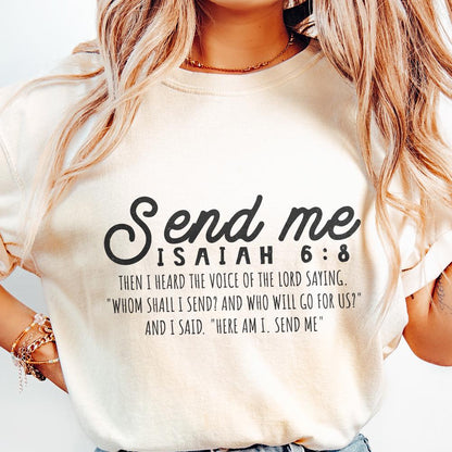Send Me Png, Christian png - 300 DPI Design for T-Shirt