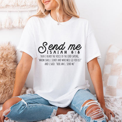 Send Me Png, Christian png - 300 DPI Design for T-Shirt