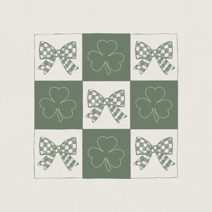 Retro St Patrick's Day Png, Coquette St Patrick's Day png - 300 DPI