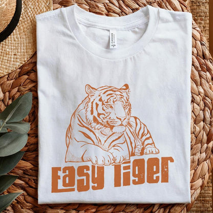 Retro Tiger Design, Trendy PNG - 300 DPI Design for T-Shirt