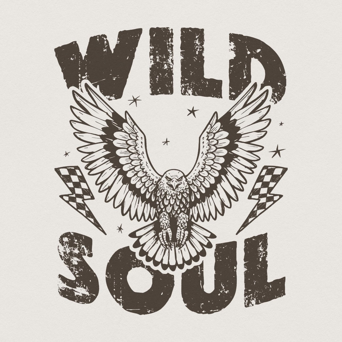 Wild Soul Png, Sublimation Design - 300 DPI Design for T-Shirt