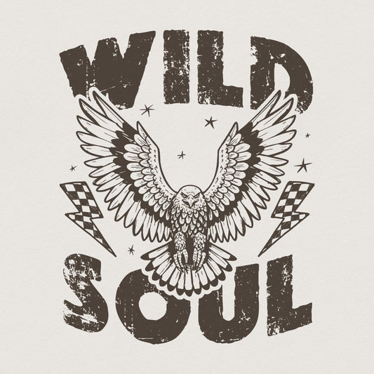 Wild Soul Png, Sublimation Design - 300 DPI Design for T-Shirt