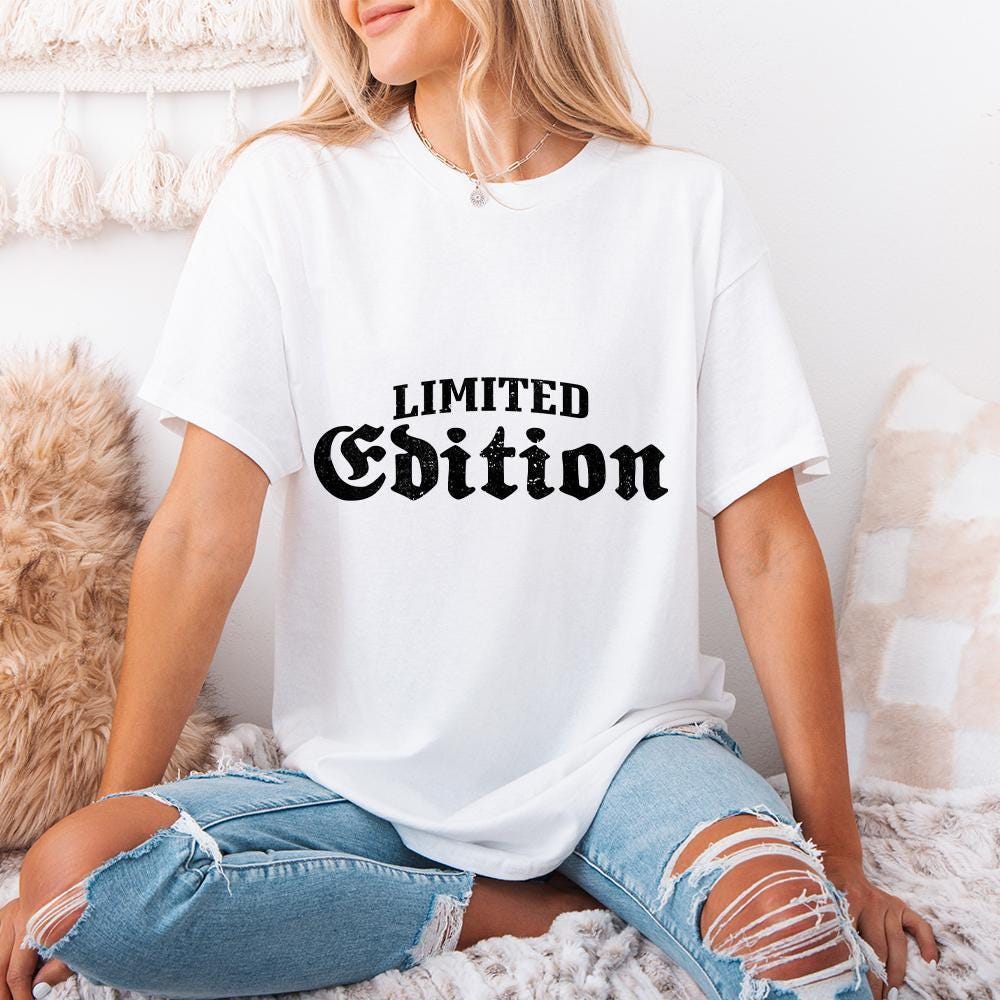 Limited Edition PNG, Positive png - 300 DPI Design for T-Shirt