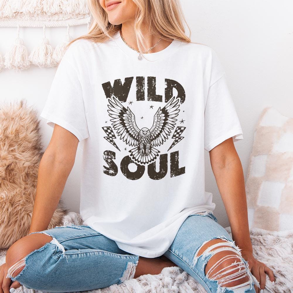 Wild Soul Png, Sublimation Design - 300 DPI Design for T-Shirt