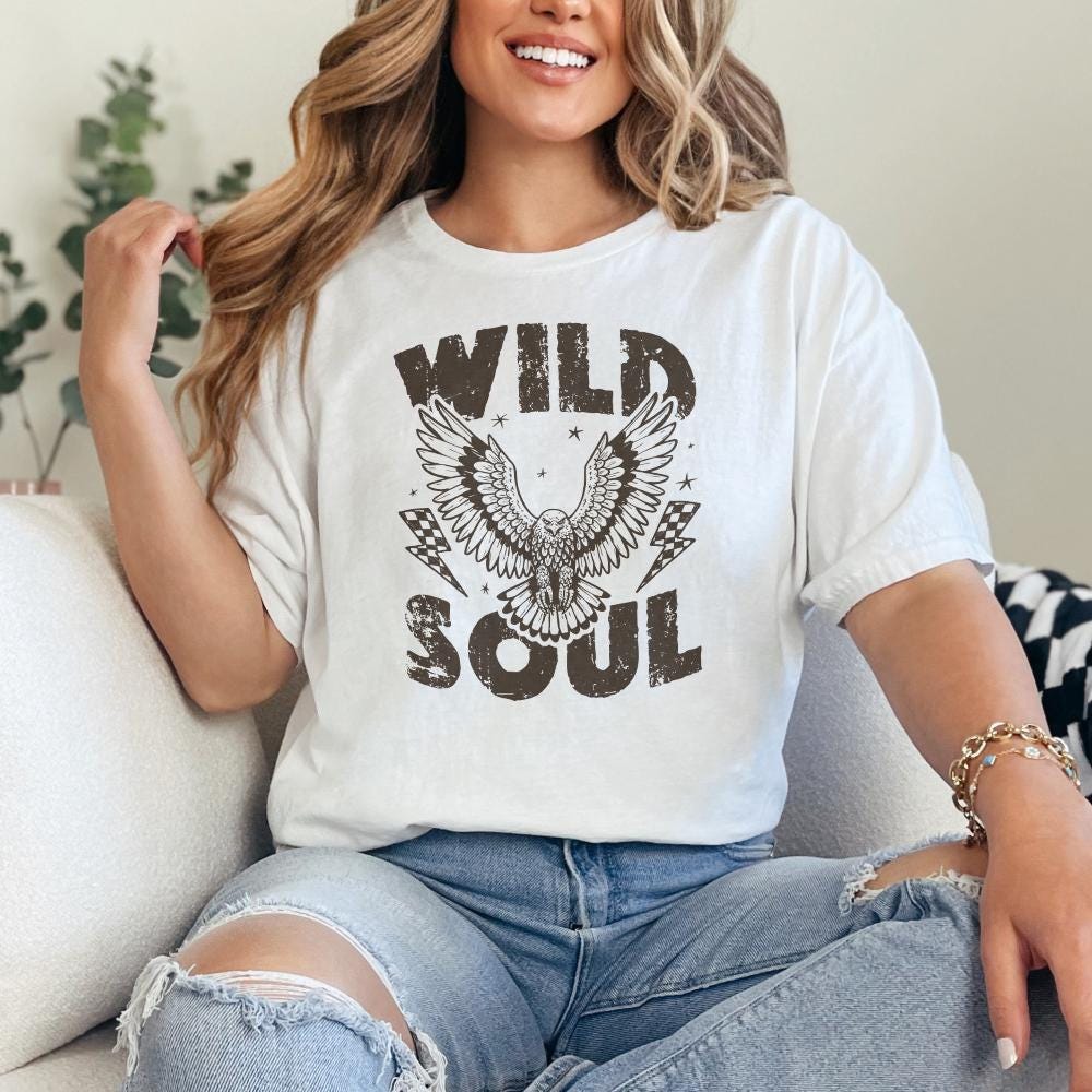 Wild Soul Png, Sublimation Design - 300 DPI Design for T-Shirt