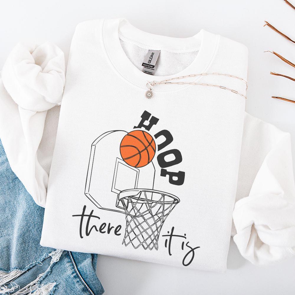 Hoop There It Is PNG, Basketball Game Day png - 300 DPI Design for T-Shirt