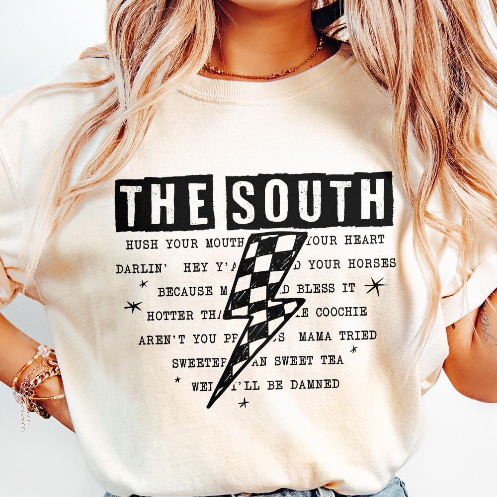 The South PNG, Southern Saying PNG - 300 DPI Design for T-Shirt