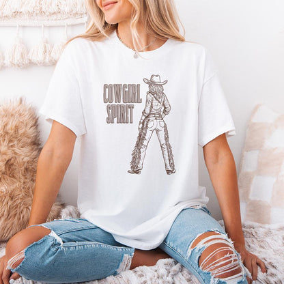 Wild Western Cowgirl Spirit PNG, Retro Cowgirl Style Png - 300 DPI Design