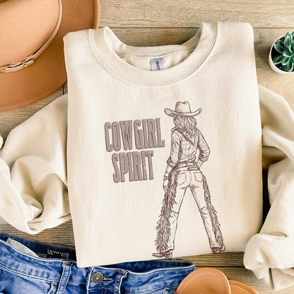 Wild Western Cowgirl Spirit PNG, Retro Cowgirl Style Png - 300 DPI Design
