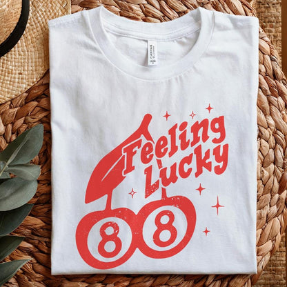 Feeling Lucky Cherries 8 PNG Clipart, Trendy Lucky 8 Ball - 300 DPI