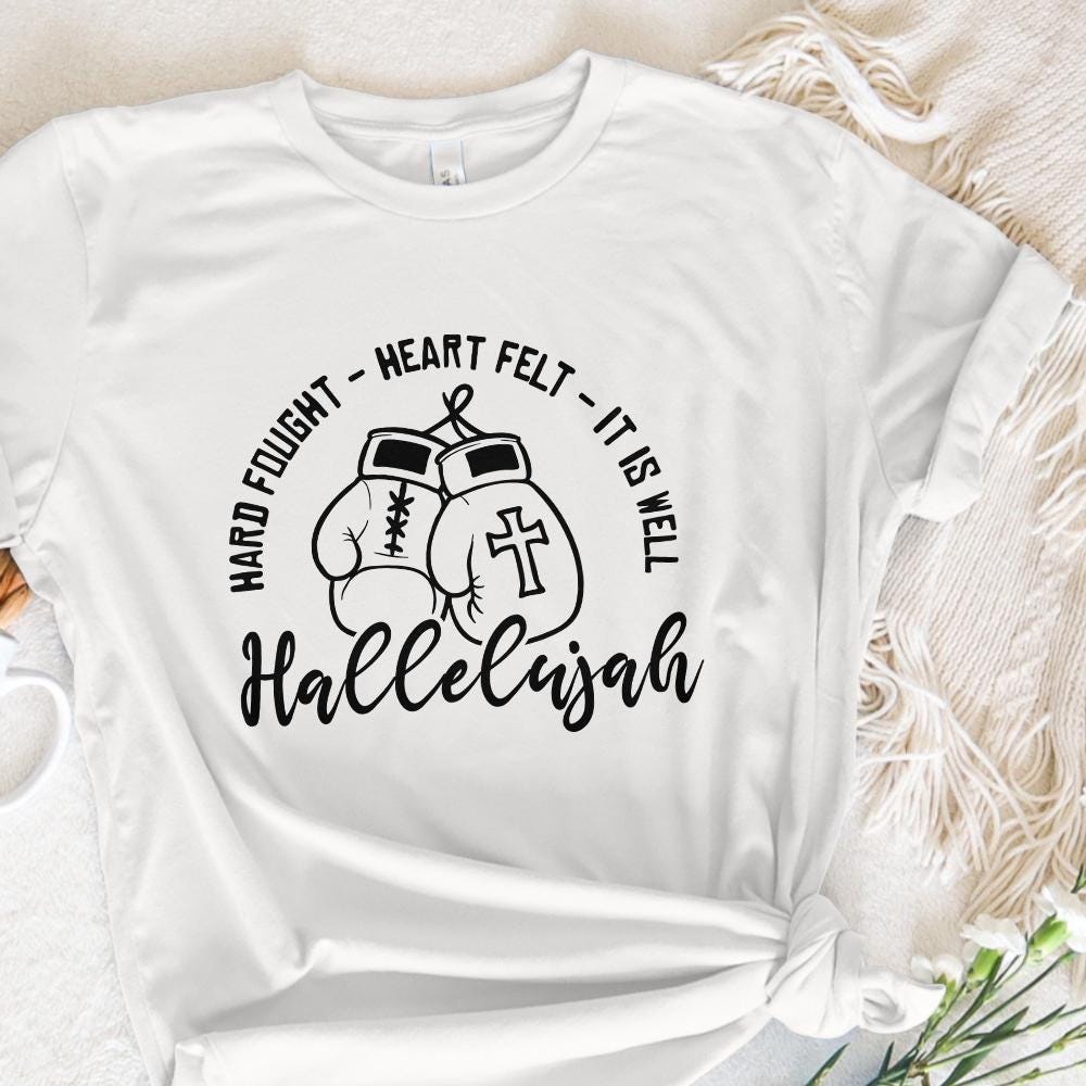 Hard Fought Hallelujah PNG, Faith Digital Design - 300 DPI Design for