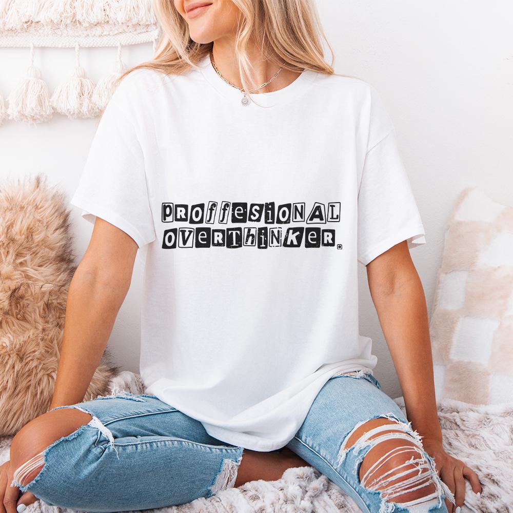 Professional Overthinker PNG, Sublimation DTF Design - 300 DPI Design for