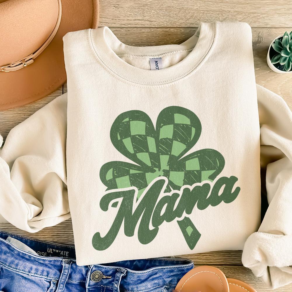 Mama St Patricks Day PNG, Sublimation Design - 300 DPI Design for T-Shirt