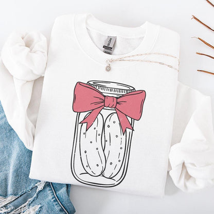 Coquette Pickle PNG, Pickle Lover Art - 300 DPI Design for T-Shirt