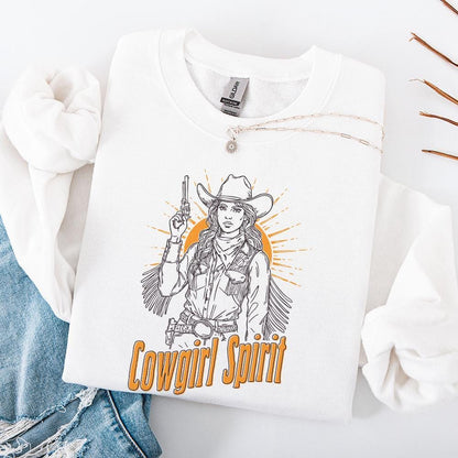 Cowgirl Spirit Png, Retro Cowgirl Style Png - 300 DPI Design for T-Shirt