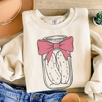 Coquette Pickle PNG, Pickle Lover Art - 300 DPI Design for T-Shirt