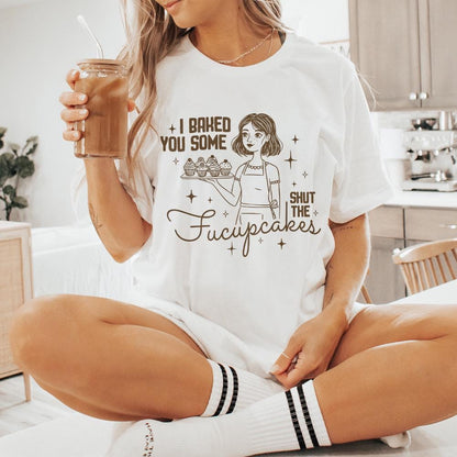 Funny Sarcastic PNG, Shut The Fucupcakes Sublimation Design - 300 DPI