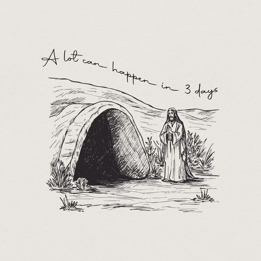 A Lot Can Happen In Three Days PNG, Easter png - 300 DPI Design for T-Shirt