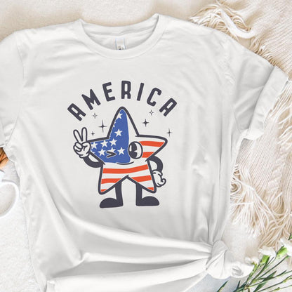 Retro America PNG, 4th of July PNG - 300 DPI Design for T-Shirt