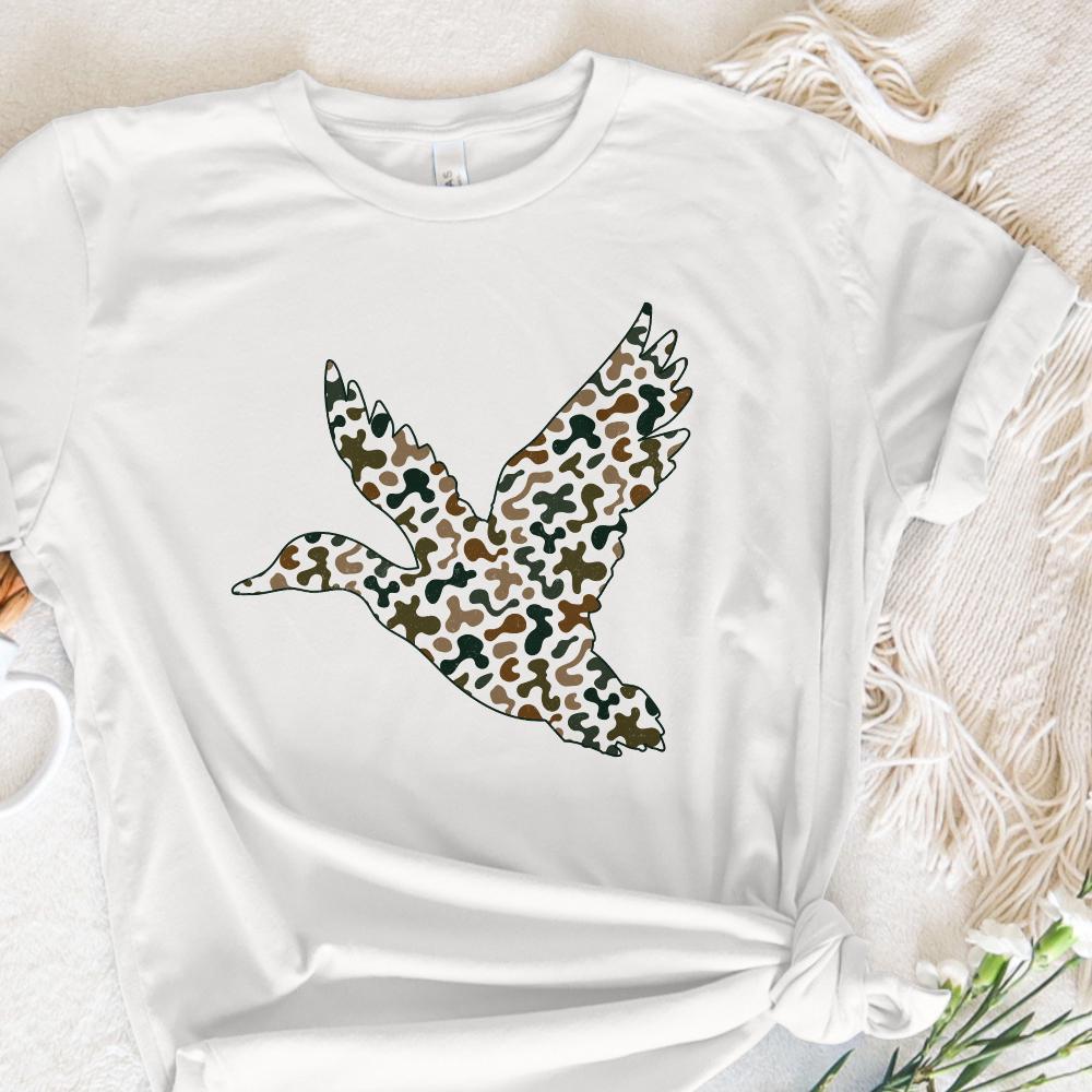 Camo Flying Mallard Duck png, Duck Hunting Sublimation - 300 DPI Design
