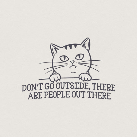 Funny Cat PNG, Black Cat Humor Tee - 300 DPI Design for T-Shirt